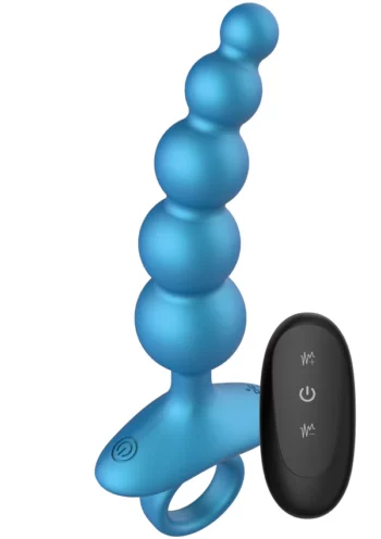 Plug anale 5 sfere vibrante con telecomando &ndash; Silicone
