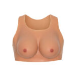Top con seno maxi indossabile coppa E Alter Ego Hidden Desire in silicone naturale