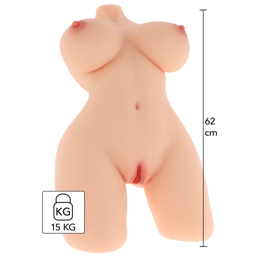 Hidden Desire Torso Realistico Vagina e Ano 9 Torso masturbatore femminile realistico XXL con vagina e ano - immagine 9