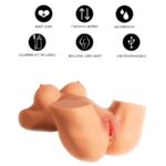Hidden Desire Torso Realistico con Suzione Milking 1