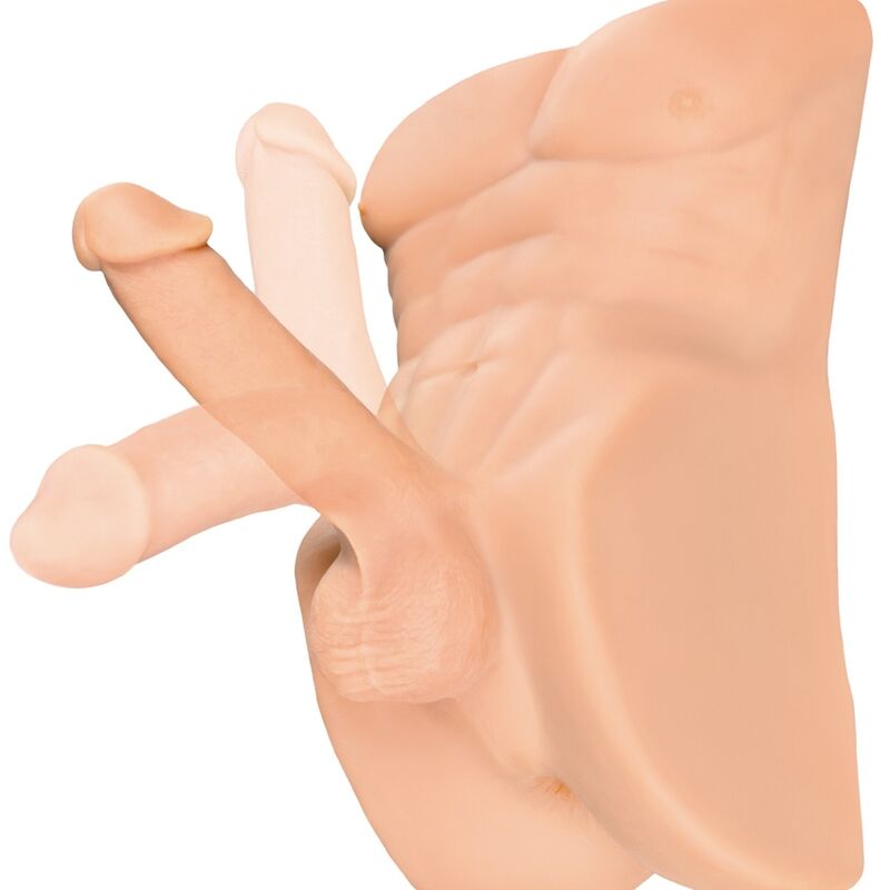 masturbatore-da-cavalcare-pene-orientabile-ano-1 Masturbatore da cavalcare con pene orientabile e ano penetrabile in Fanta Flesh - immagine 1