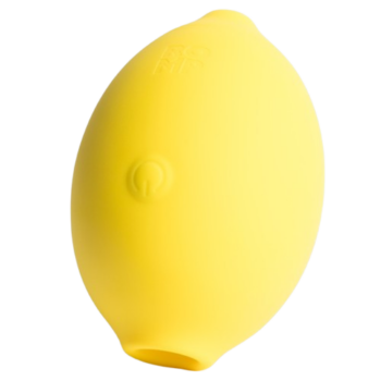 ROMP Lemon Crush succhiaclitoride a onde di pressione giallo con ugello e pulsante