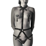 set-harness-elastico-copricapezzoli-cuore-fronte