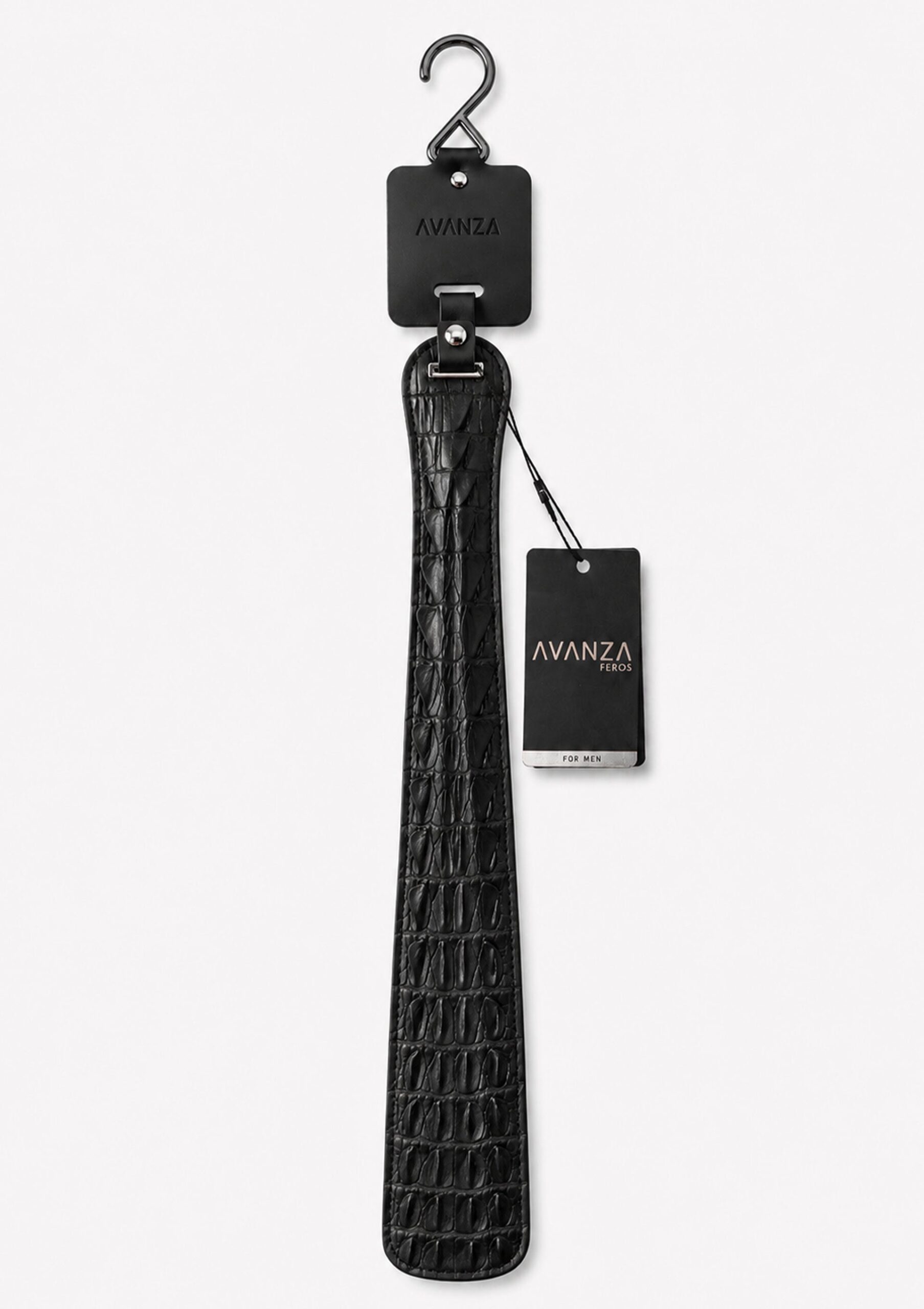 Avanza Feros Croc-Embossed Paddle 2 Paletta Avanza Feros sull appendino del marchio con cartellino Avanza Feros For Men