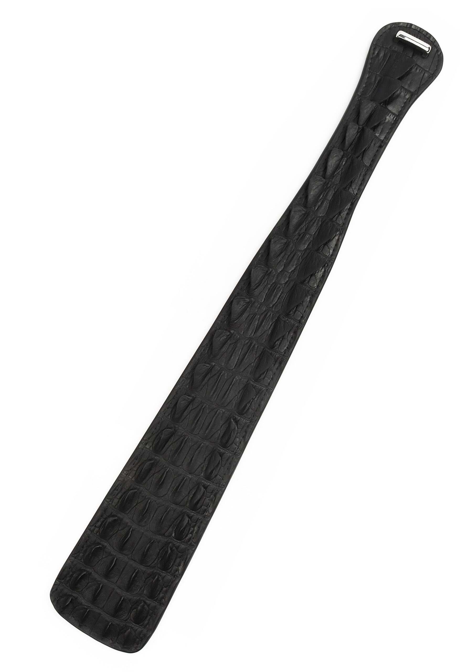 Avanza Feros Croc-Embossed Paddle 3 Paletta Avanza Feros distesa: lama larga che si assottiglia nel manico, faccia in rilievo