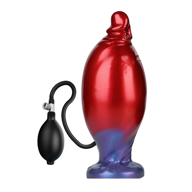 Power Monsters Shadow Behemoth 3 Shadow Behemoth gonfiato con la pompetta manuale collegata