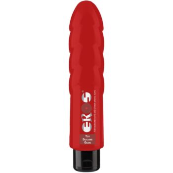 Eros Toy Silicone Glide - lubrificante al silicone per sex toys, flacone dildo rosso 175 ml