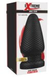 Plug anale XXL Hidden Desire Extreme Giant Dragon nero a scaglie, alto 22 cm