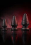 Plug anale XXL Hidden Desire Extreme Giant Dragon nero a scaglie, alto 22 cm