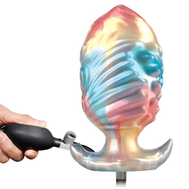 Power Monsters Ebon Leviathan 3 Ebon Leviathan - plug gonfiabile espanso, confronto con la mano