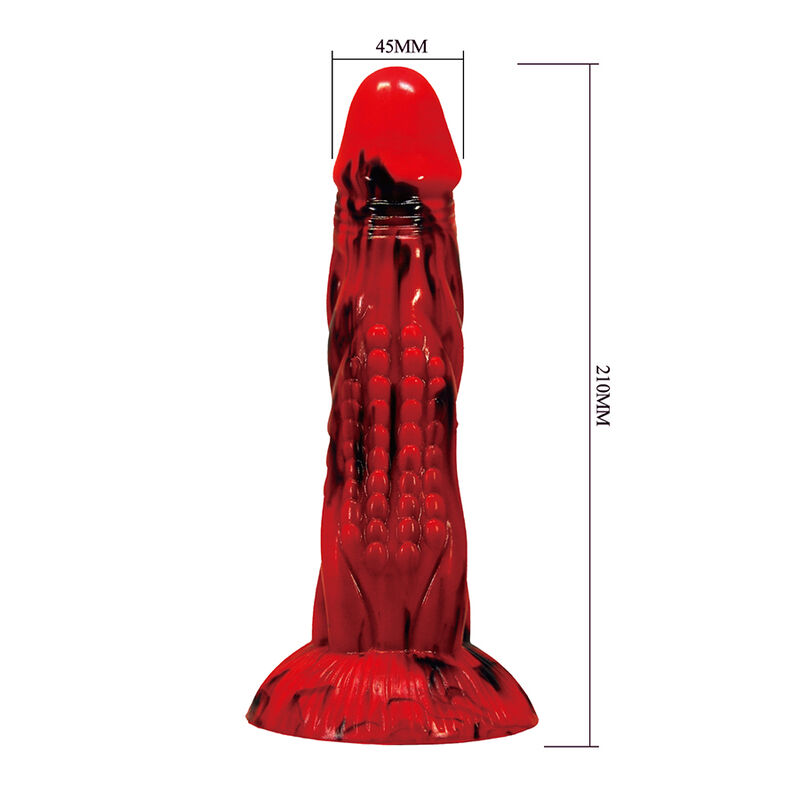 Power Monsters Minotaur 5 Minotaur - schema dimensioni: lunghezza 210 mm, testa 45 mm
