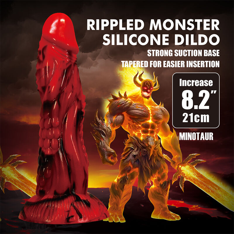 Power Monsters Minotaur 6 Power Monsters Minotaur - dildo di fantasia ispirato alla creatura del labirinto