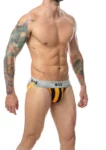 MOB Stripe Classic Jock Arancione 1