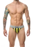 MOB Stripe Classic Jock Arancione 1