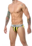 MOB Stripe Classic Jock Arancione 1