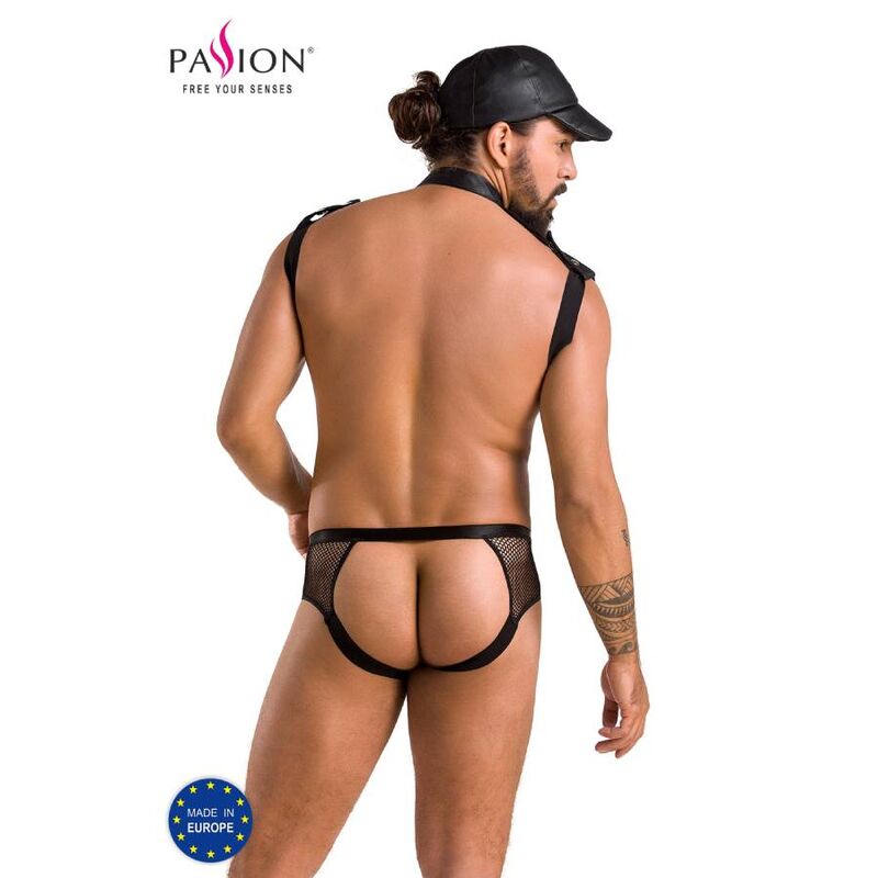 Passion John Set Uomo 04 Passion John retro, fasce sulle spalle e cappellino regolabile