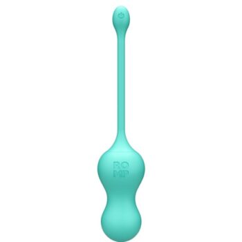 ROMP Cello - ovetto vibrante turchese a due bulbi con gambo flessibile