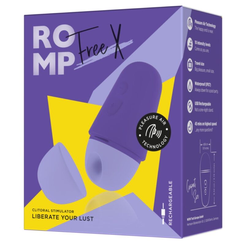 ROMP Free X 10 ROMP Free X - vista dall'alto con cappuccio inserito