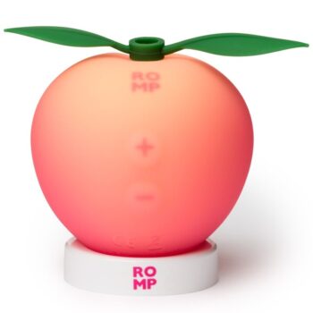 ROMP Pink Peach sulla base di appoggio, pulsanti piu e meno sul fronte
