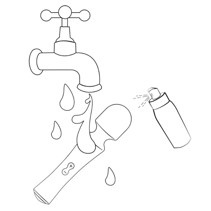 ROMP Presto 10 ROMP Presto schema pulizia con acqua e detergente per toy