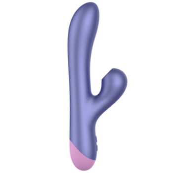 ROMP Pulse vibratore rabbit blu violetto con braccio clitorideo
