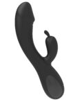 Vibratore rabbit She.E.O E-Stim visto di tre quarti con braccetto a orecchie