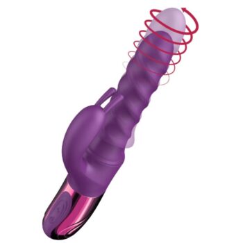 She.E.O Swirl Rabbit in movimento: spinta e rotazione 360 gradi