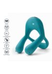 Anello vibrante Xocoon Bond color verde-azzurro con telecomando incluso