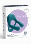 Anello vibrante Xocoon Bond color verde-azzurro con telecomando incluso