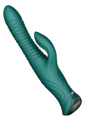 Zalo Mose 2 verde bosco con asta a spirale e braccetto clitorideo curvo
