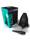 Bathmate Hydro Rocket, doccia anale nera a forma di razzo con cannula sottile