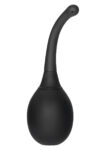 COLT Bum Buddy nero, bulbo in silicone e cannula curva con fori laterali