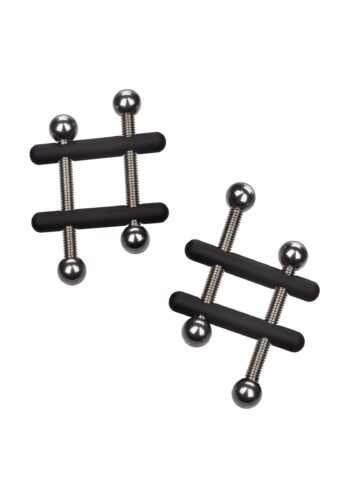 CalExotics Nipple Grips Crossbar Nipple Vices, coppia di morsetti a vite