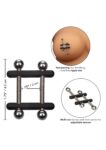 CalExotics Nipple Grips Crossbar Nipple Vices, coppia di morsetti a vite