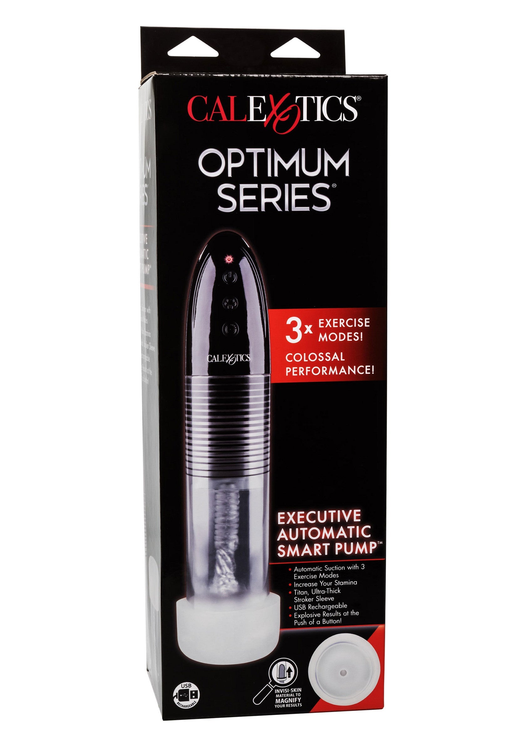 Executive Smart Pump confezione Confezione CalExotics Optimum Series Executive Automatic Smart Pump