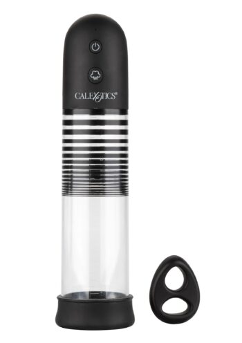 Pompa EZ Pump Kit con cilindro graduato e anello doppio in silicone accanto