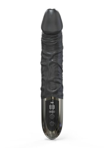 Vibratore Anal Power di fronte, display con numero di programma e livello di batteria