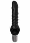 Anal Power Thrusting Vibrator montato sul supporto a ventosa con telecomando