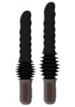 Anal Power Thrusting Vibrator montato sul supporto a ventosa con telecomando