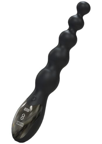Vibratore anale a sfere Hidden Desire Extreme nero con display digitale