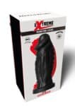 Dildo vibrante Devil Hidden Desire Extreme nero da 22 cm con base a ventosa
