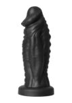 Dildo vibrante Devil Hidden Desire Extreme nero da 22 cm con base a ventosa