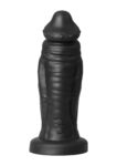 Dildo vibrante Devil Hidden Desire Extreme nero da 22 cm con base a ventosa