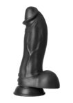 Dildo vibrante Dinosaur Hidden Desire Extreme nero da 22 cm con base a ventosa