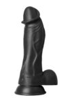 Dildo vibrante Dinosaur Hidden Desire Extreme nero da 22 cm con base a ventosa