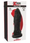 Dildo vibrante Goblin Hidden Desire Extreme nero con base a ventosa
