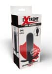 Plug anale gonfiabile liscio Hidden Desire Extreme con base a T e pompetta