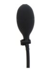 Plug anale gonfiabile liscio Hidden Desire Extreme con base a T e pompetta