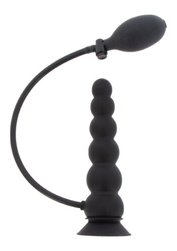 Plug anale gonfiabile a sfere con ventosa Hidden Desire Extreme e pompetta