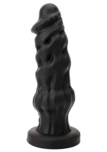 Dildo vibrante Orc Hidden Desire Extreme nero con base a ventosa